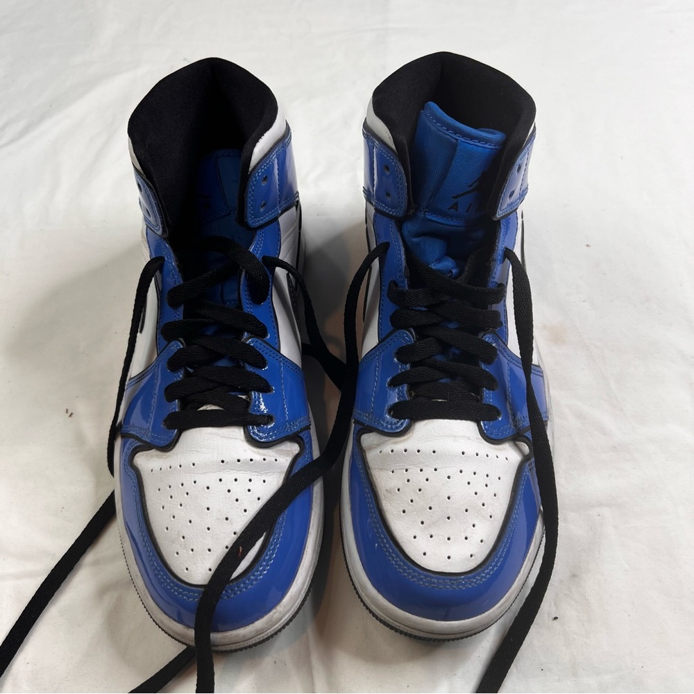 Nike Air Jordan 1 Mid SE Dd6834-402 Adult Unisex Blue Sneakers Sz 7.5 L010325 - Picture 2 of 9